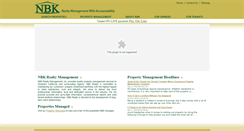 Desktop Screenshot of nbkrealty.com